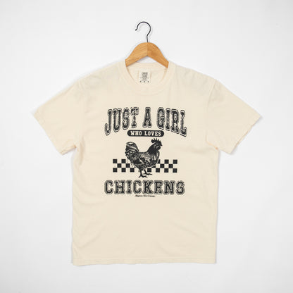 'Just A Girl Who Loves Chickens' Tee