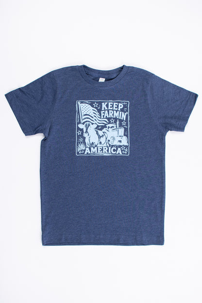 Keep Farmin' America' Toddler/Youth Tee