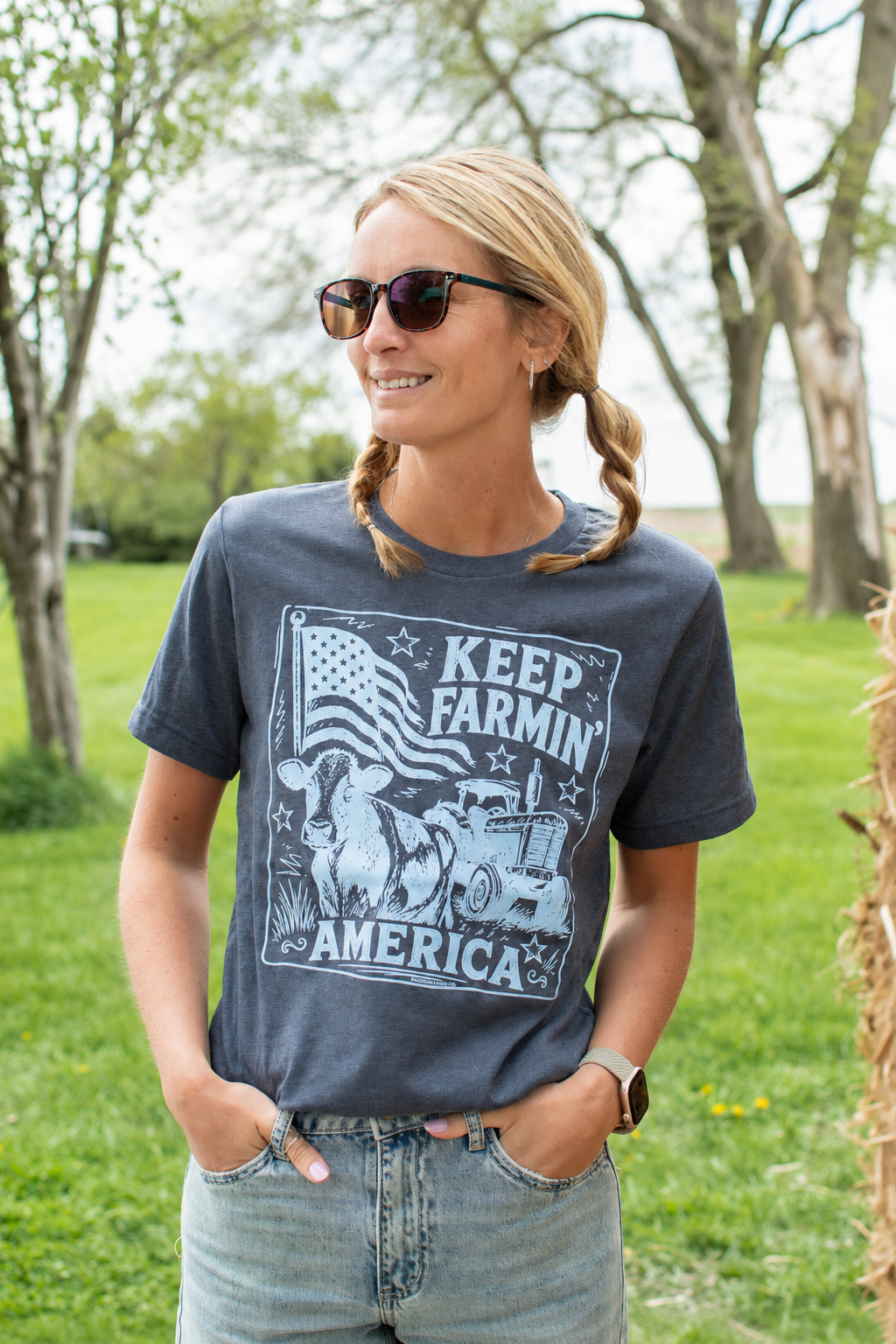 'Keep Farmin' America' Tee