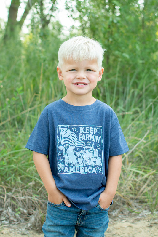 Keep Farmin' America' Toddler/Youth Tee