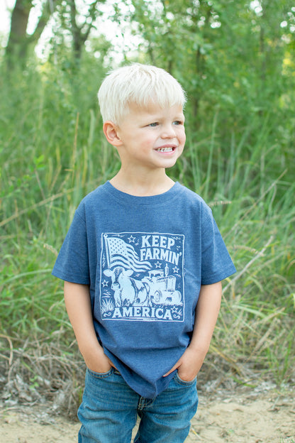 Keep Farmin' America' Toddler/Youth Tee