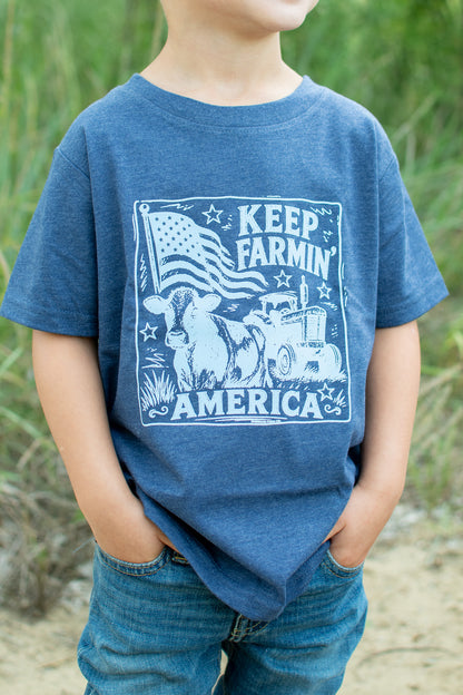 Keep Farmin' America' Toddler/Youth Tee