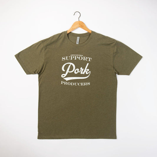 AFC Support Pork Producers Olive Tee - American Farm Company