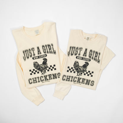 'Just A Girl Who Loves Chickens' Tee