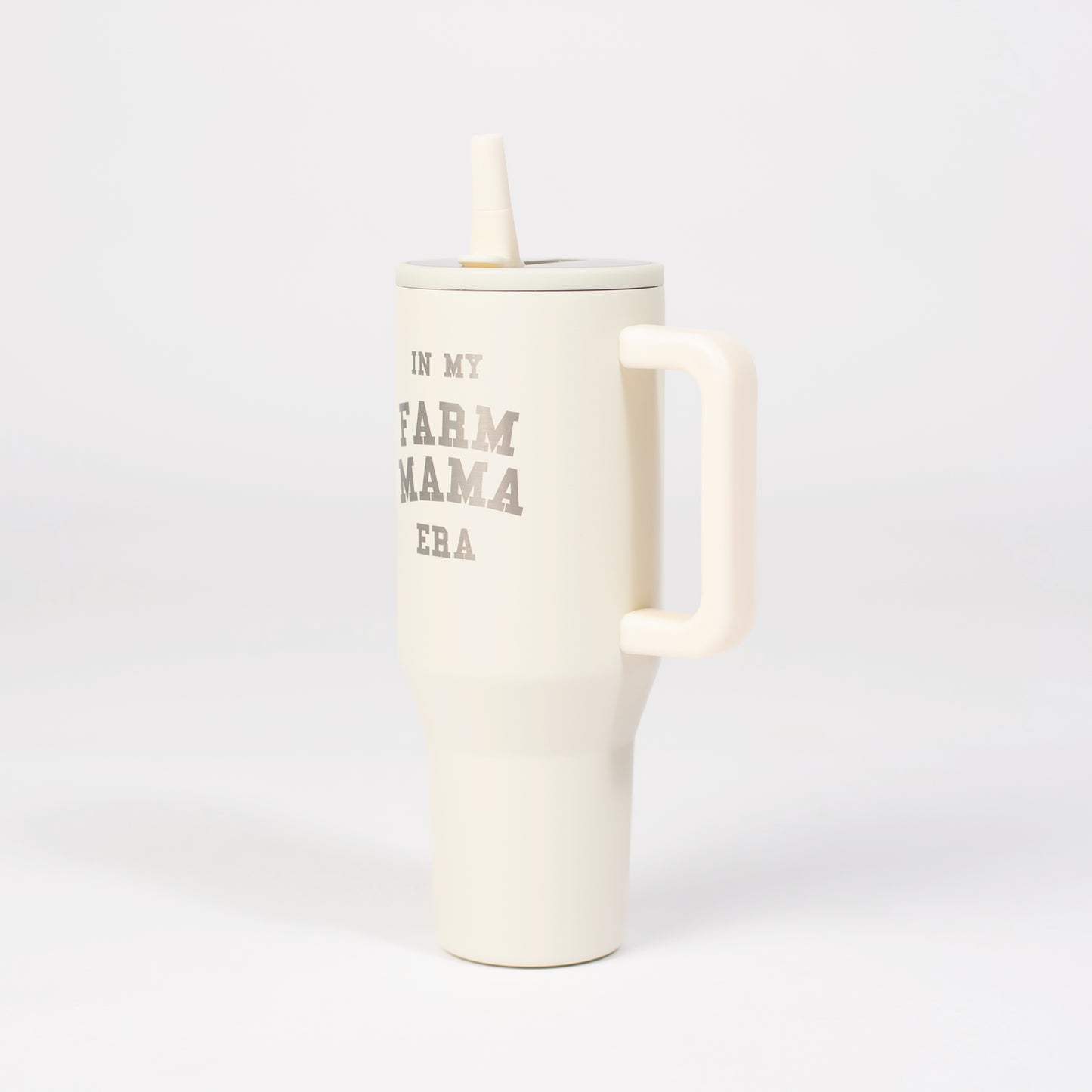 White 'In My Farm Mama Era' 40oz Tumbler - American Farm Company