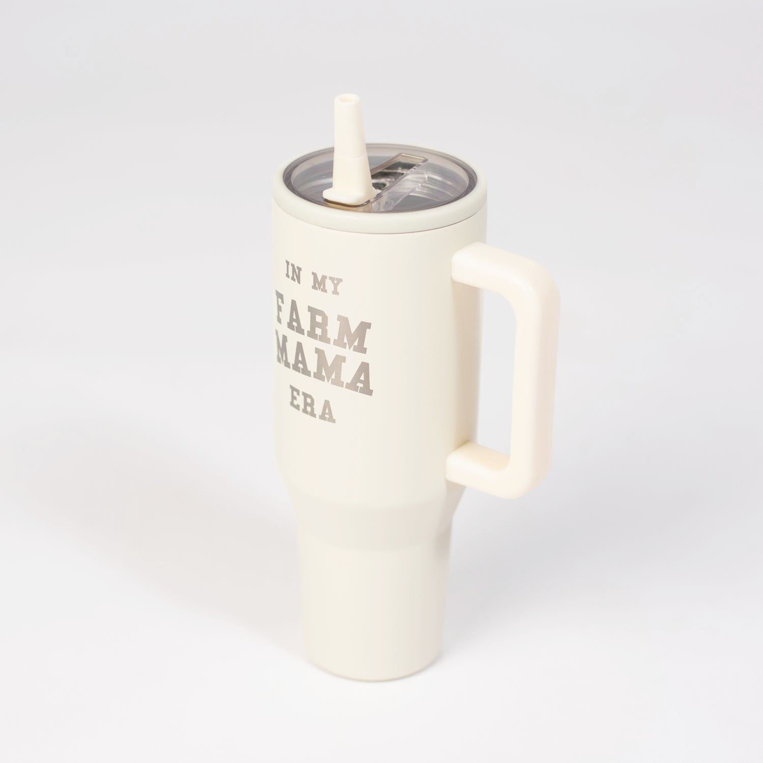 White 'In My Farm Mama Era' 40oz Tumbler - American Farm Company