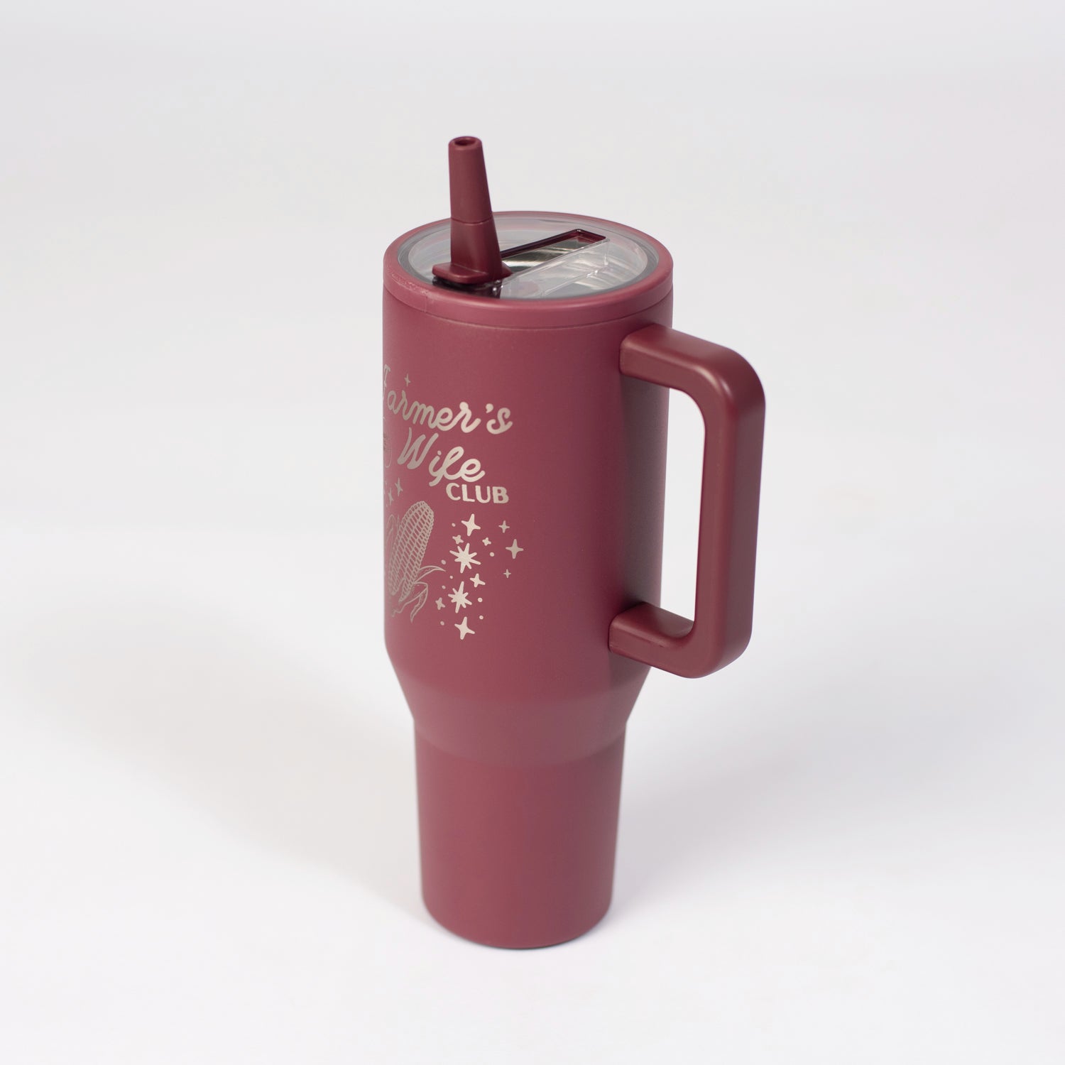 Burgundy 'Farmer's Wife Club' 40oz Tumbler - American Farm Company