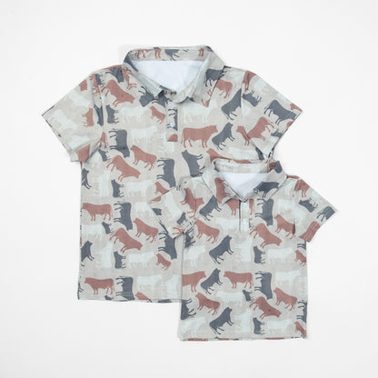 Washed Cow Camo™ Baby/Youth Performance Polo