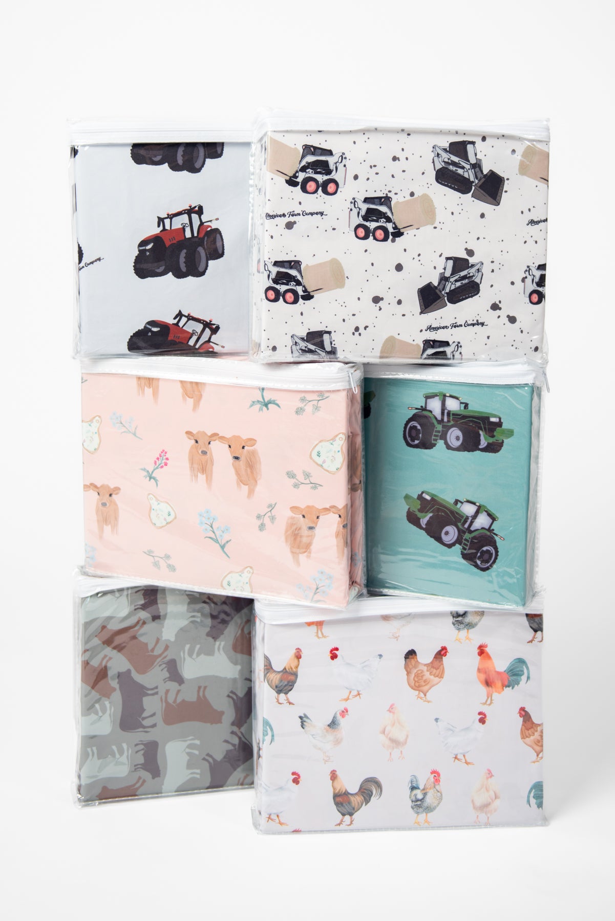 Big Red Tractor Full/Queen Bed Sheet Set