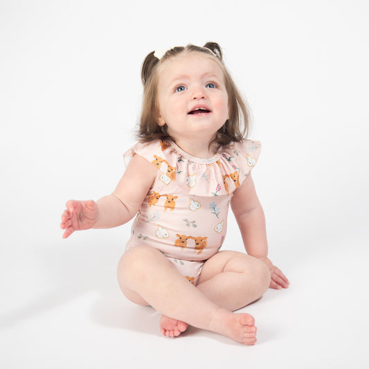 Jersey Calves Baby Ruffle Swimsuit