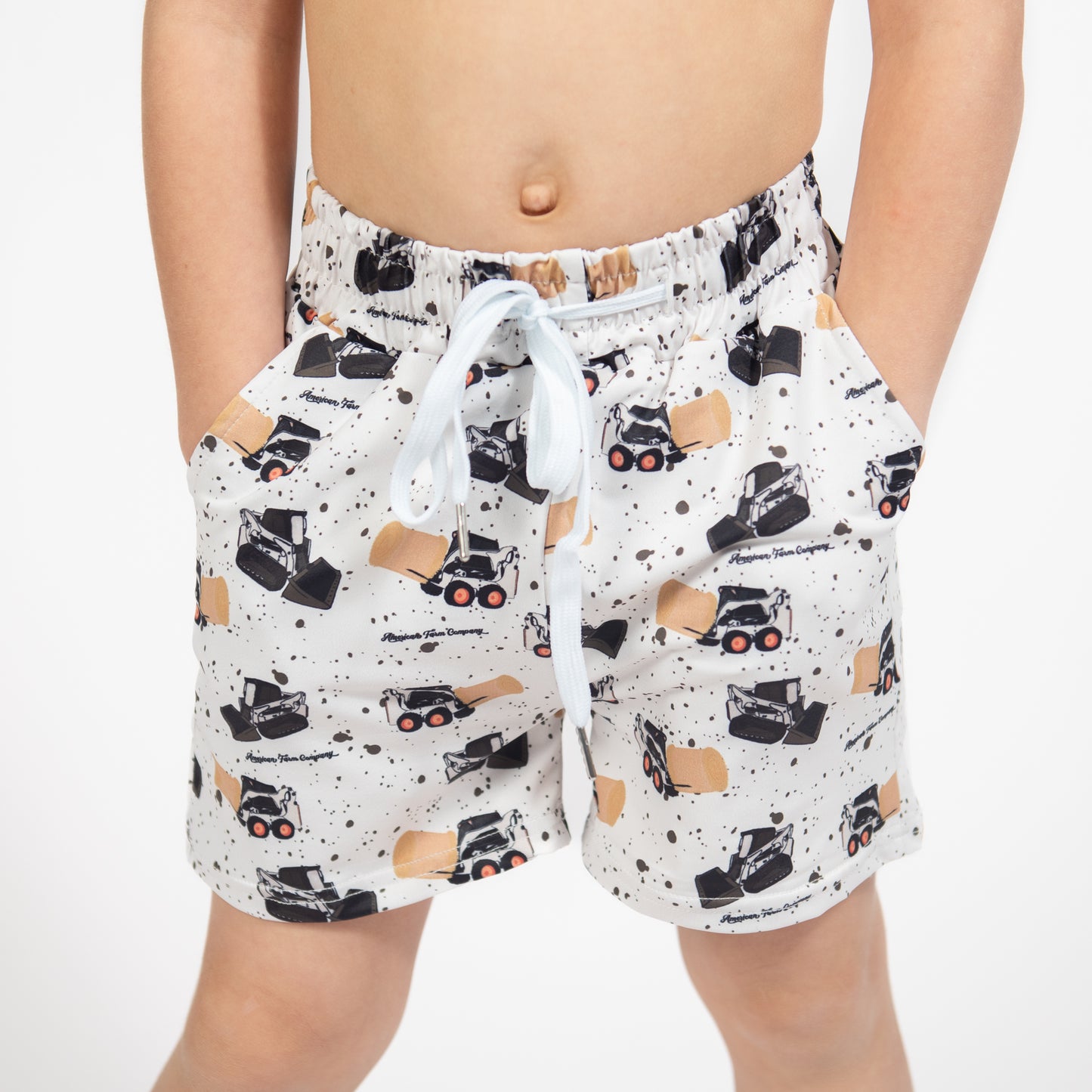 Skid Loader Toddler/Youth Swim Trunk