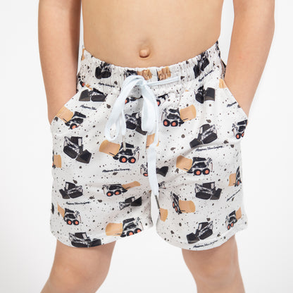 Skid Loader Toddler/Youth Swim Trunk