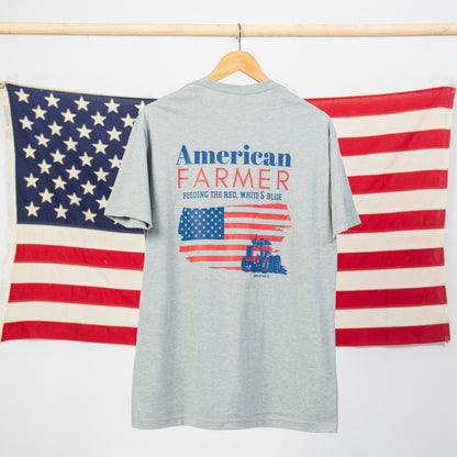 'American Farmer' Grey Tee