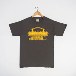 ‘Cornfields And College Football’ Washed Black Tee