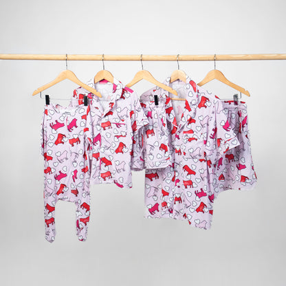 Valentines Cow Baby Bamboo Pajamas