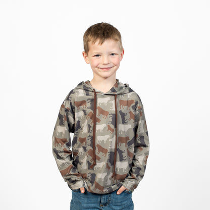 Cow Camo™ Toddler/Youth Performance Pullover Hoodie