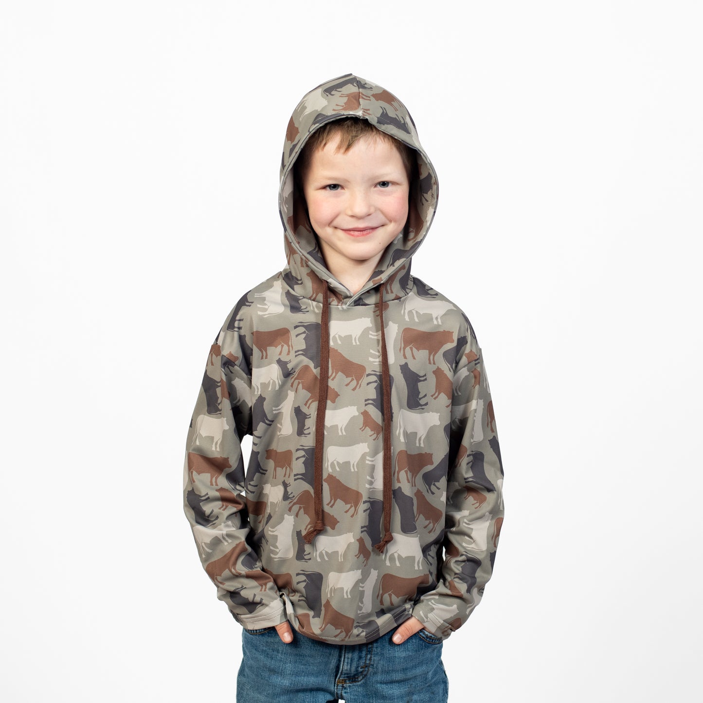 Cow Camo™ Toddler/Youth Performance Pullover Hoodie