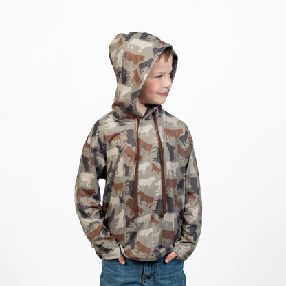 Cow Camo™ Toddler/Youth Performance Pullover Hoodie