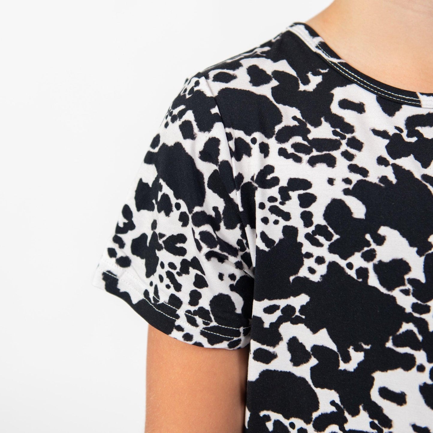 Cow Print Toddler/Youth Bamboo Pajama Set