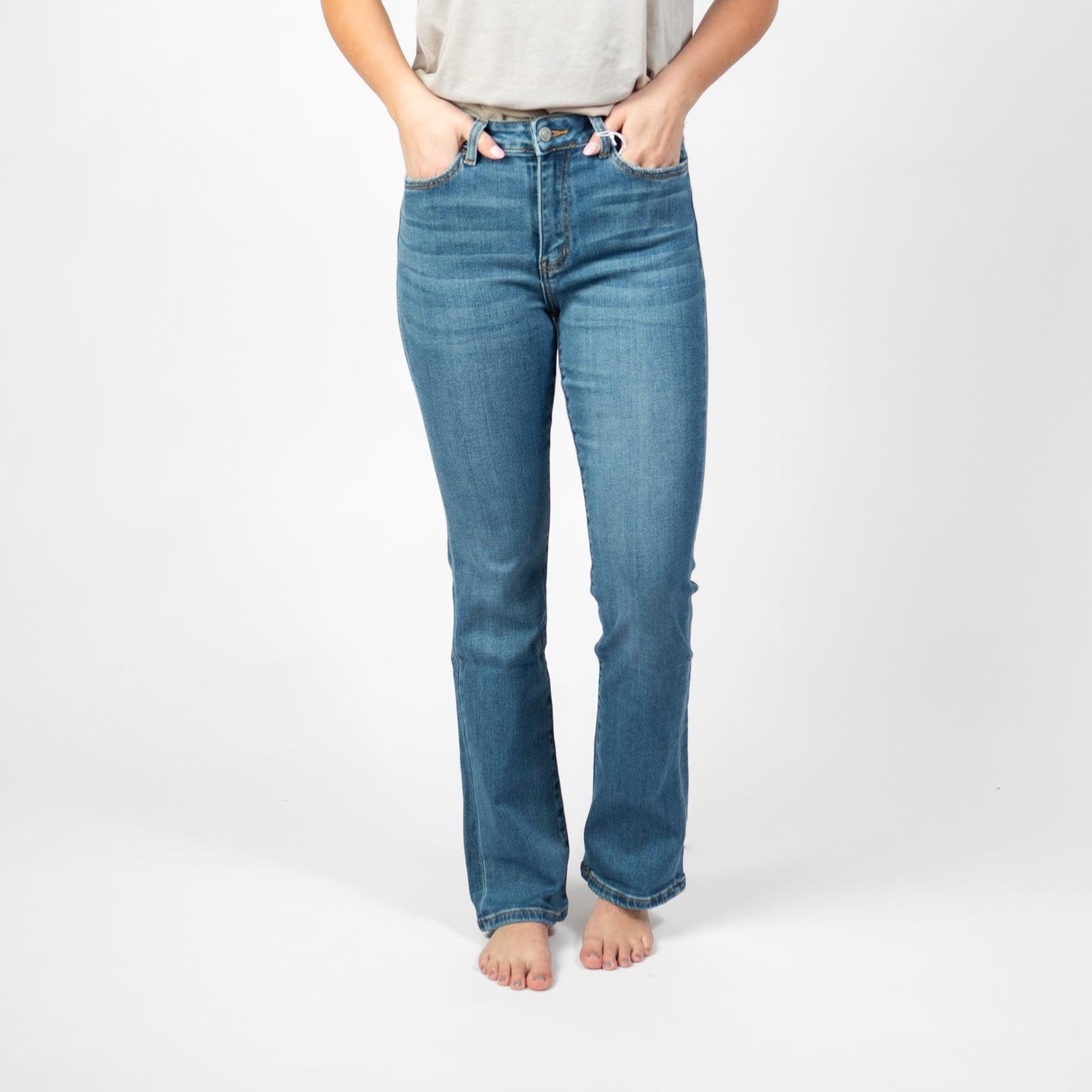 VERVET: SKYLAR High Rise Bootcut Jeans - American Farm Company