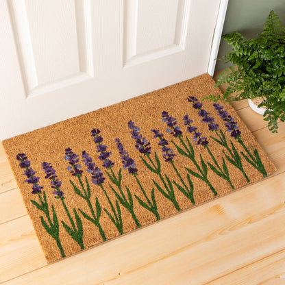 Lavender Flower Doormat