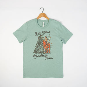 Let's Stirrup Christmas Cheer Tee - American Farm Company