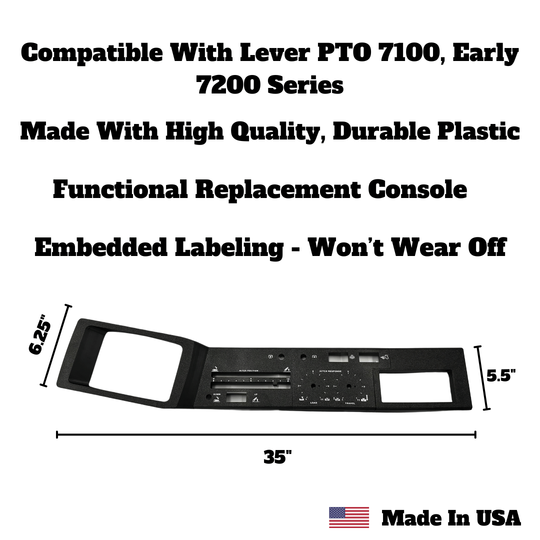 Replacement Tractor Console Panel-7100 & 7200 Series