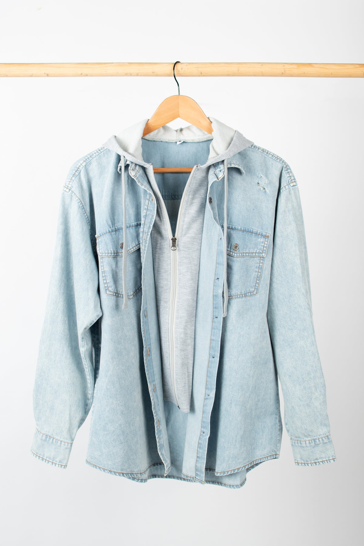 Lightweight Denim Layering Jacket