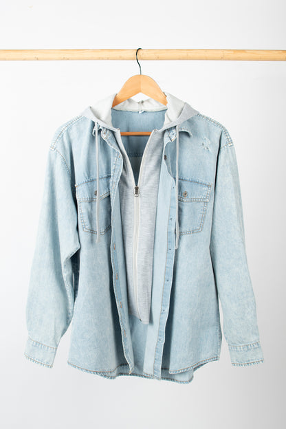 Lightweight Denim Layering Jacket