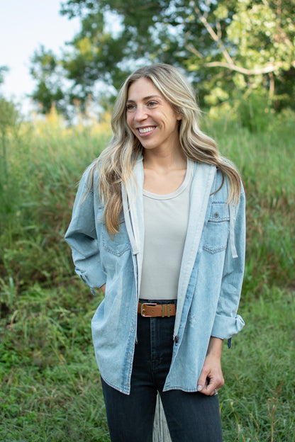 Lightweight Denim Layering Jacket