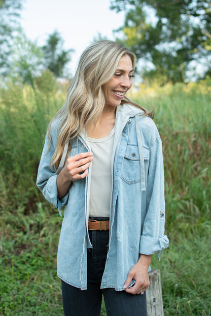 Lightweight Denim Layering Jacket