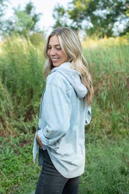 Lightweight Denim Layering Jacket