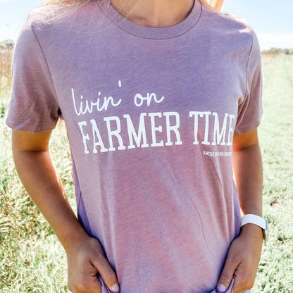 Livin' on Farmer Time Tee - American Farm Company