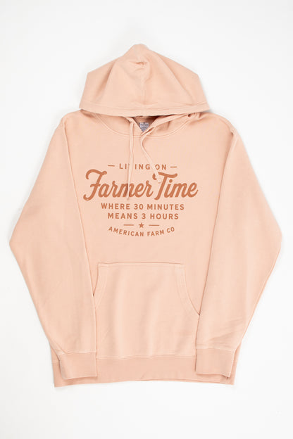 'Living on Farmer Time' Hoodie