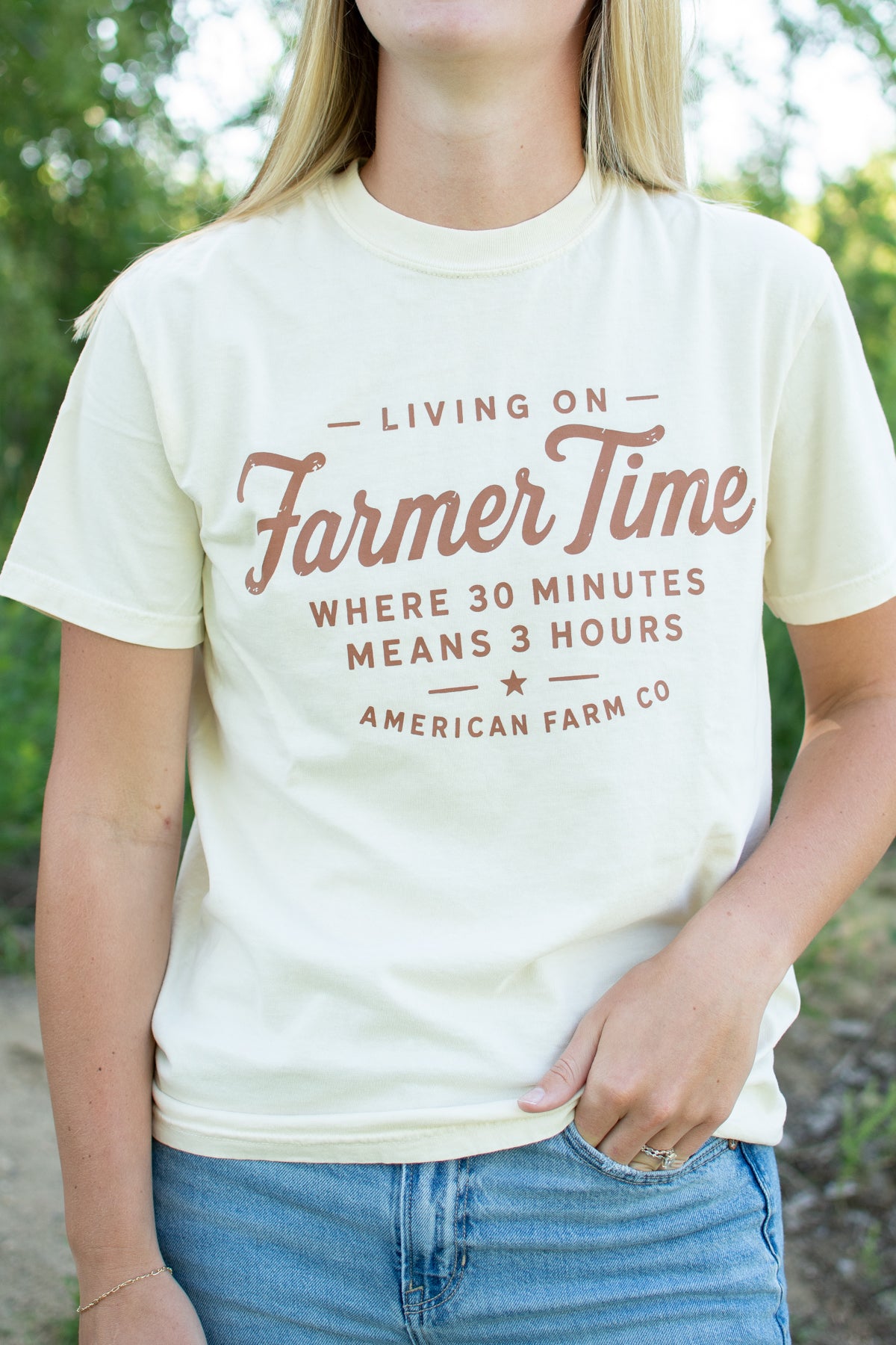 'Living on Farmer Time' T-Shirt
