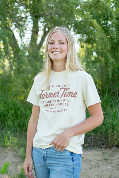 'Living on Farmer Time' T-Shirt