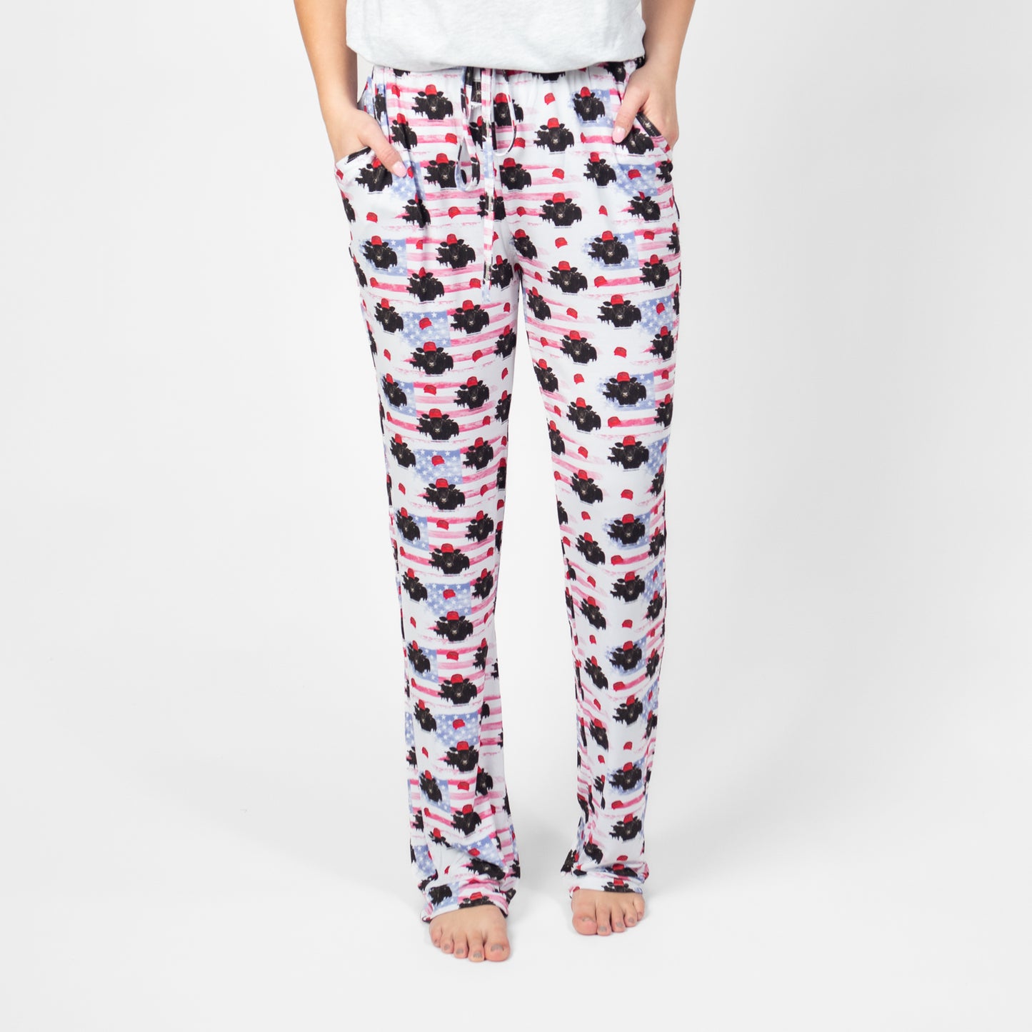 MAGA Cow Adult Bamboo Pajama Pants