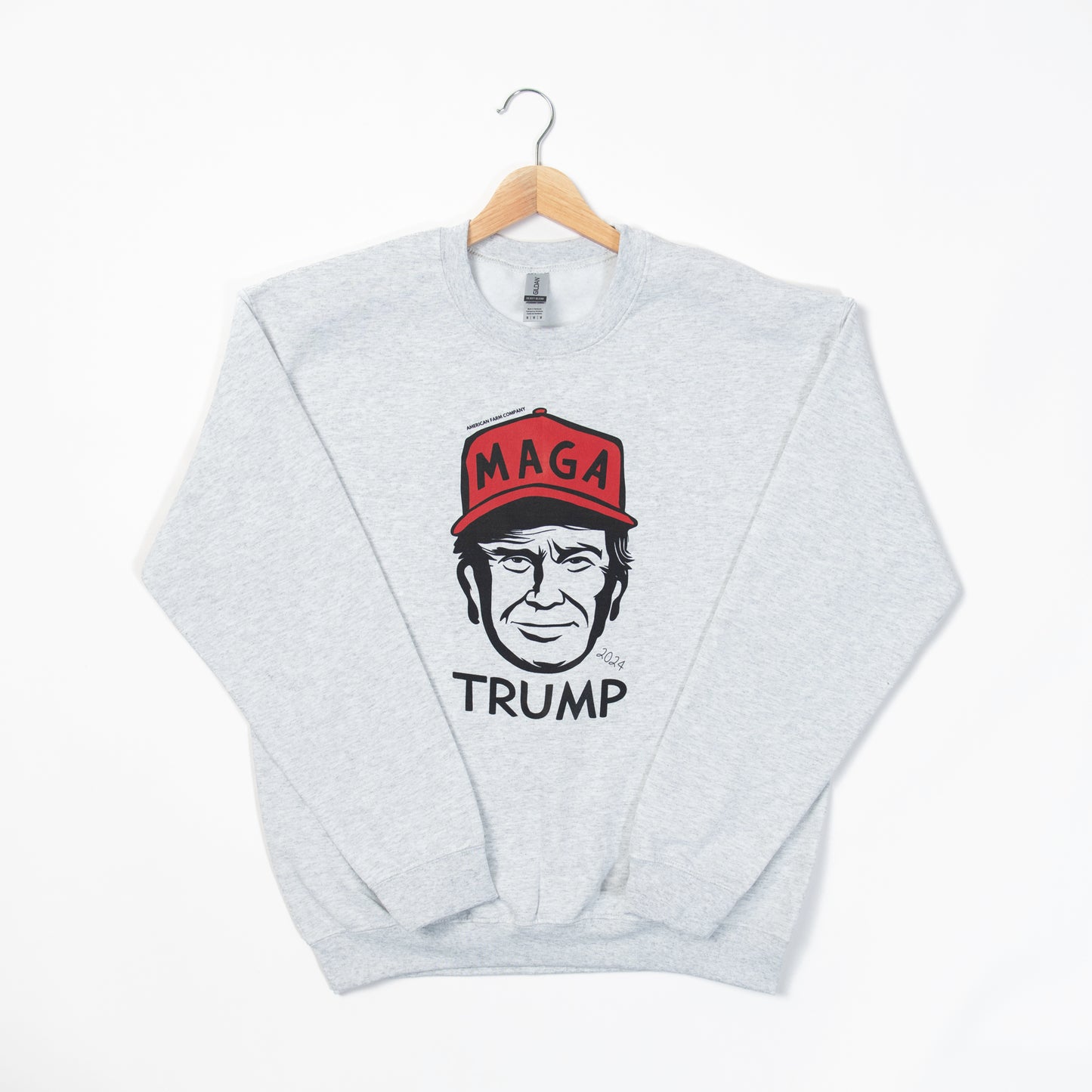 MAGA Trump Grey Crewneck