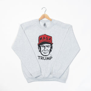 MAGA Trump Grey Crewneck