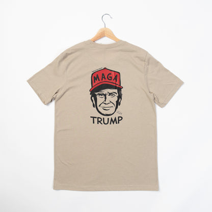 MAGA Trump Tan Tee