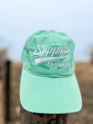 ‘Support Farmers Banner’ Hat- Spearmint