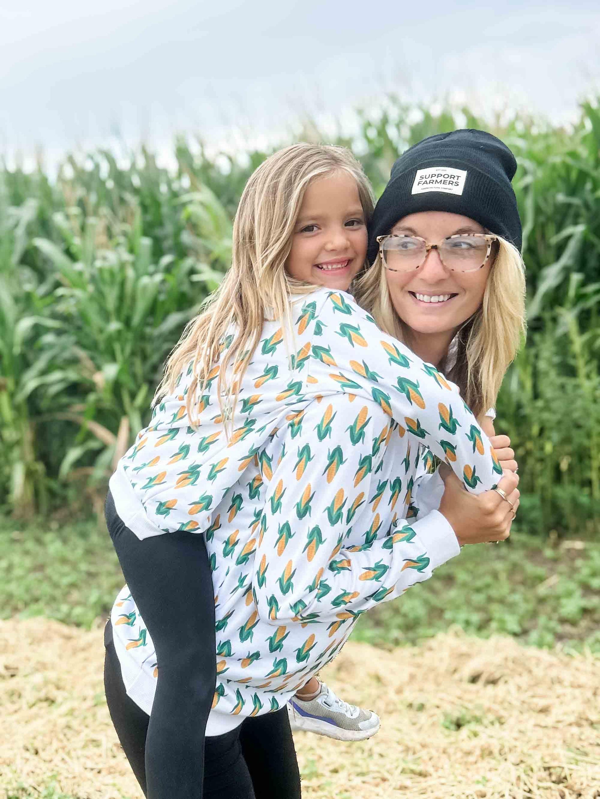 Mom & Me White Corn Crewneck - Kids - American Farm Company