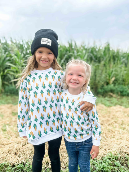 Mom & Me White Corn Crewneck - Kids - American Farm Company