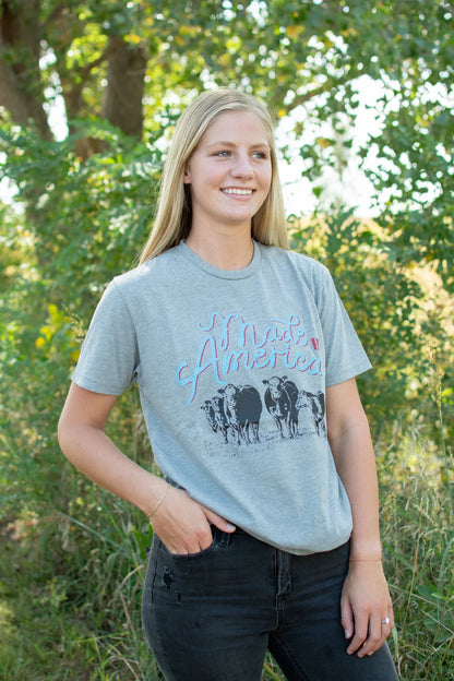 'Made in America' Grey Tee