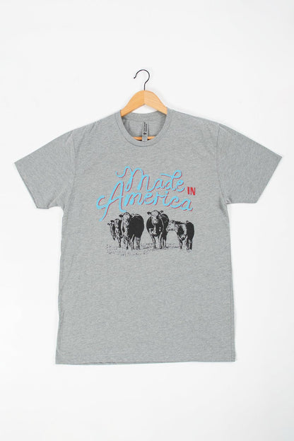 'Made in America' Grey Tee