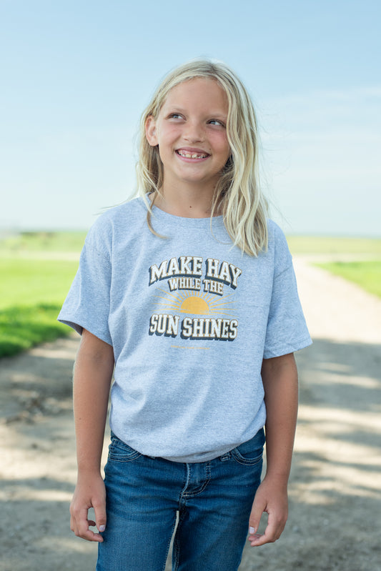 'Make Hay While The Sun Shines' Youth Tee
