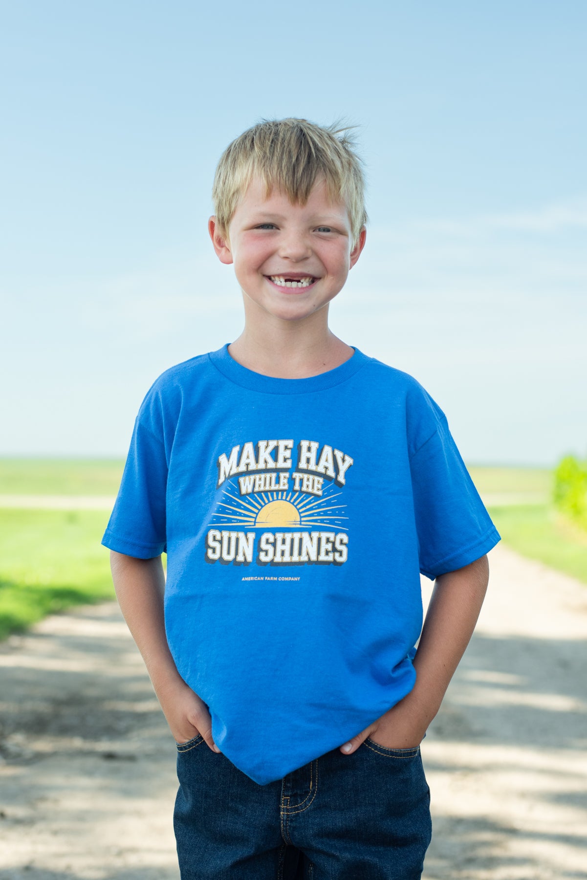 'Make Hay While The Sun Shines' Youth Tee