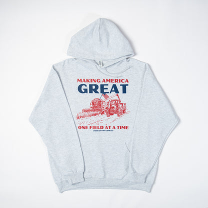 Making America Great, One Field at a Time Hoodie - American Farm Company
