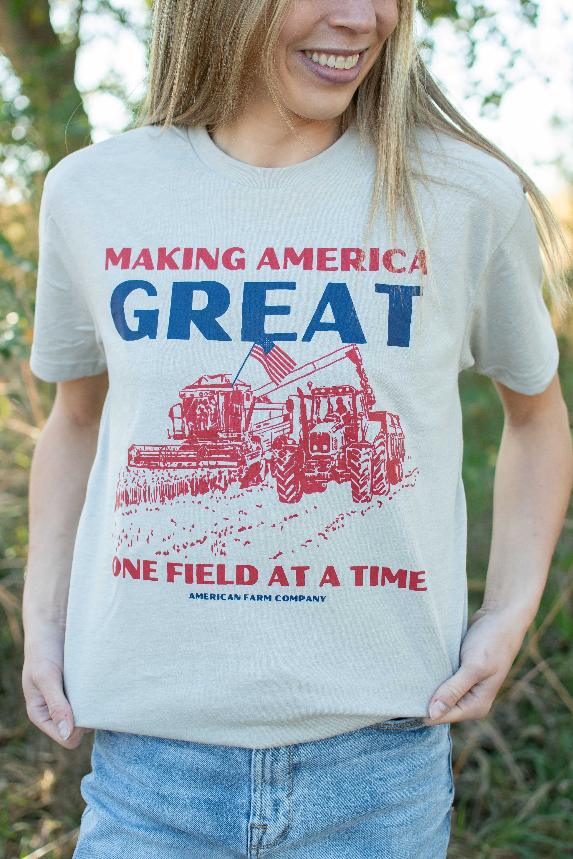'Making America Great, One Field at a Time' Tee [W]