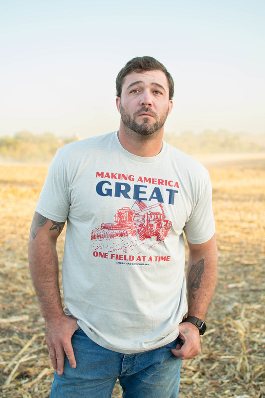 'Making America Great, One Field at a Time' Tee [M]